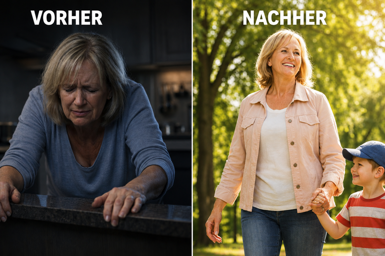 Vorher / Nachher: Haltung und Beweglichkeit